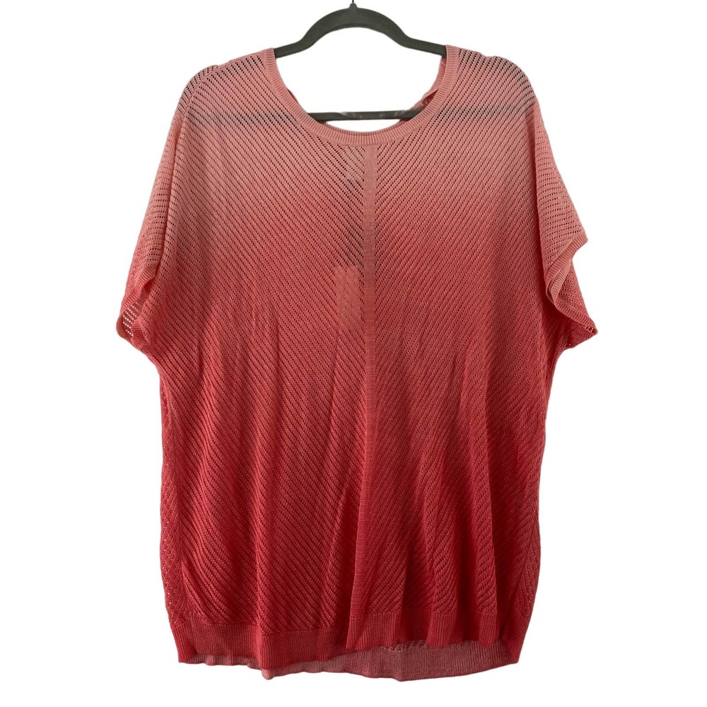 Chicos Womens Size 3 US XL Ombre Blanka Pullover Sweater NWT